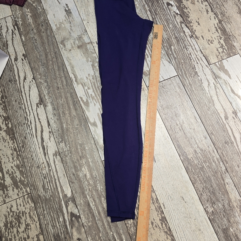 Lululemon Athletica Women's Essential Rhythm Emperor Blue Leggings Size 6 - Picture 12 of 12